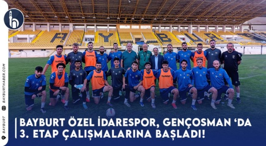 Bayburt Özel İdarespor, Gençosman Stadyumu'nda 3. Etap Çalışmalarına Başladı: Çift Antrenmanla Yoğun Tempoda Sezona Hazırlanıyor