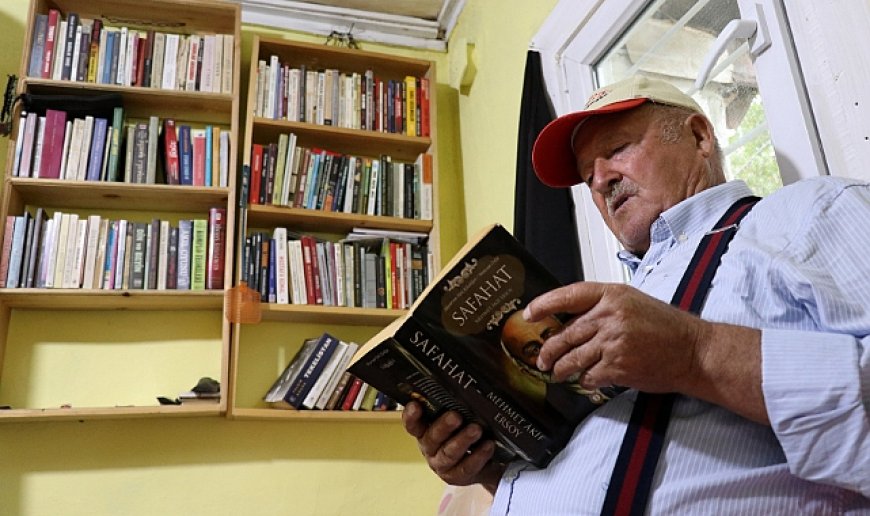 Teknoloji çağında kitap aşığı 71 yaşındaki İlhan Şahin'in hikayesi