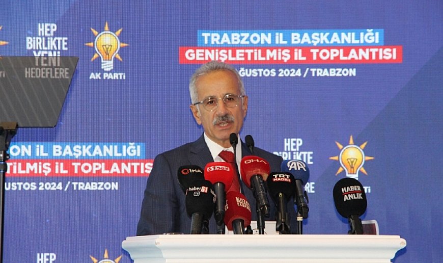 Bakan Uraloğlu: “Zigana Tüneli’nden 2 milyon 200 binin üstünde araç geçti”