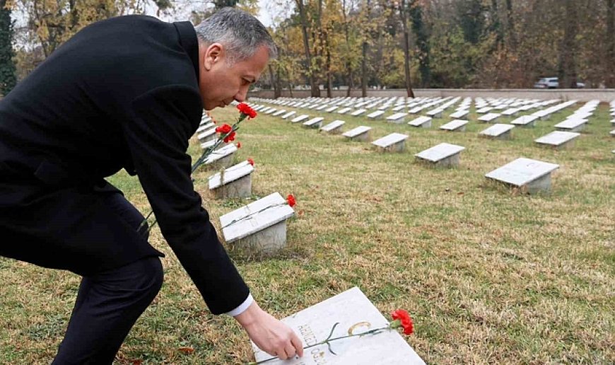 Bakan Yerlikaya, Budapeşte'de Galiçya Türk Şehitliğini ziyaret etti