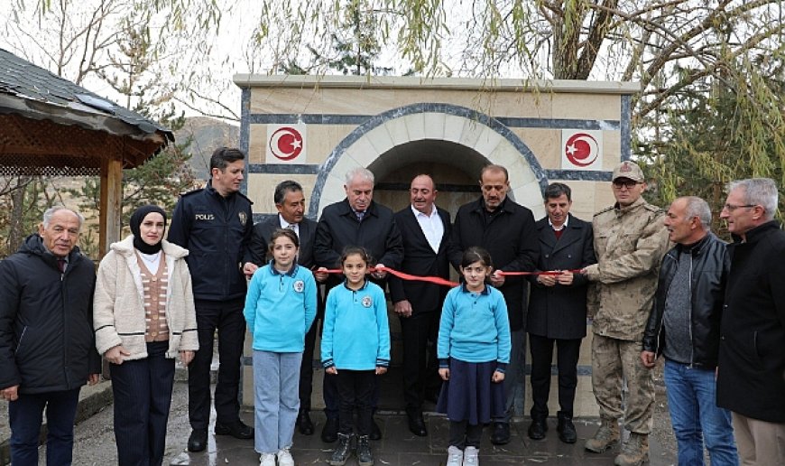 Şehit Ömer Halis Demir çeşmesi ve Taht köyü konağının açılışı yapıldı