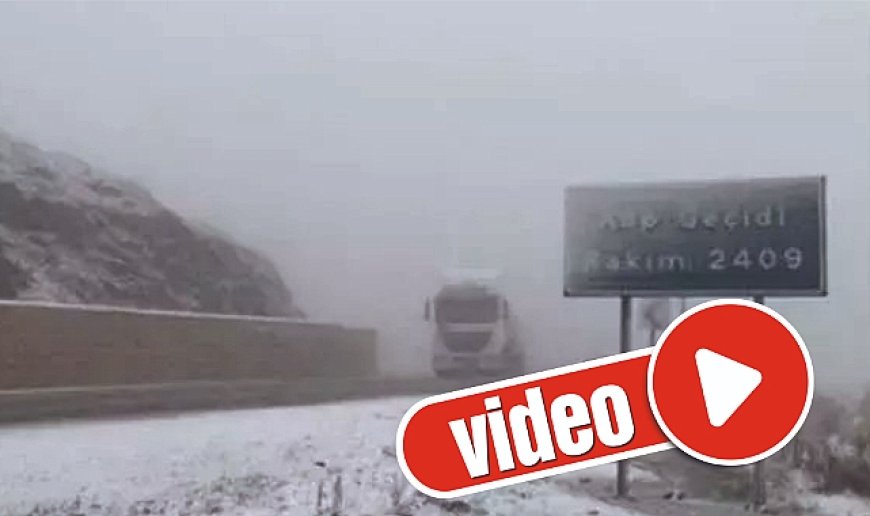 Kop’ta kalan şoförlerden Karayollarına tepki!