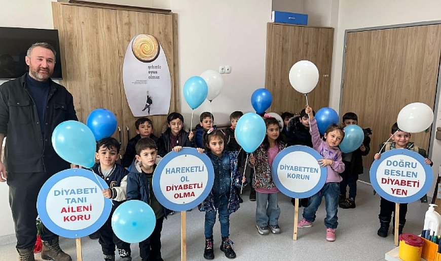 Anaokulu öğrencileri hastaneyi gezdi