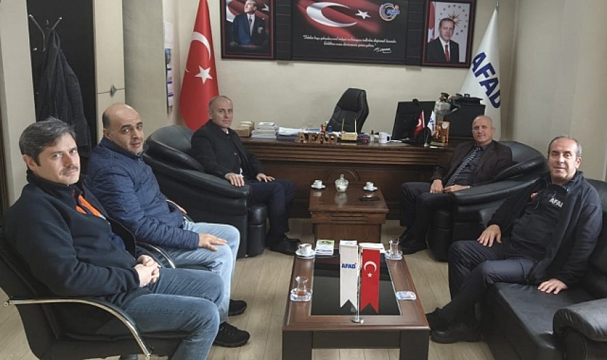 Çevre Şehircilik Müdürlüğü’nden AFAD’a ziyaret