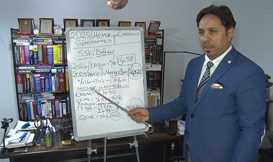 Uzmanı açıkladı: Memur ve memur emeklileri yüzde 11,5 ile yüzde 12 arasında zam alacak