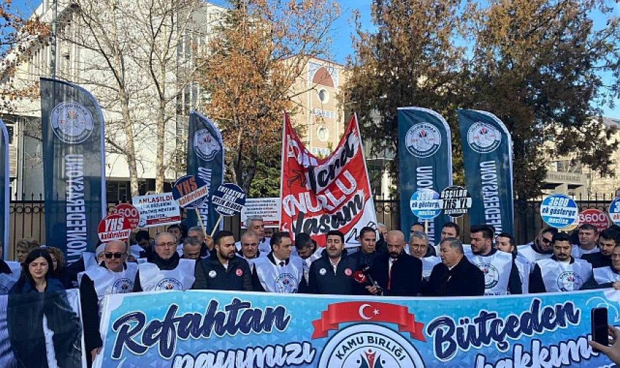 Kamu Birliği Konfederasyonu'ndan 81 ilde eylem