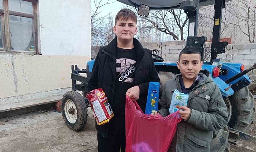 Köpekler ekmeği yedi, poşette kalanları başkasına götürdü