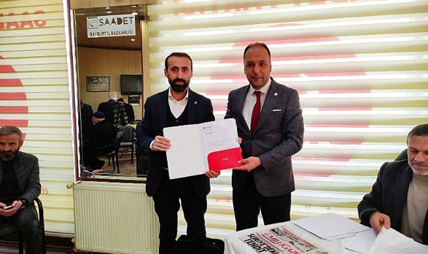 Saadet Partisi Demirözü İlçe Başkanı belli oldu