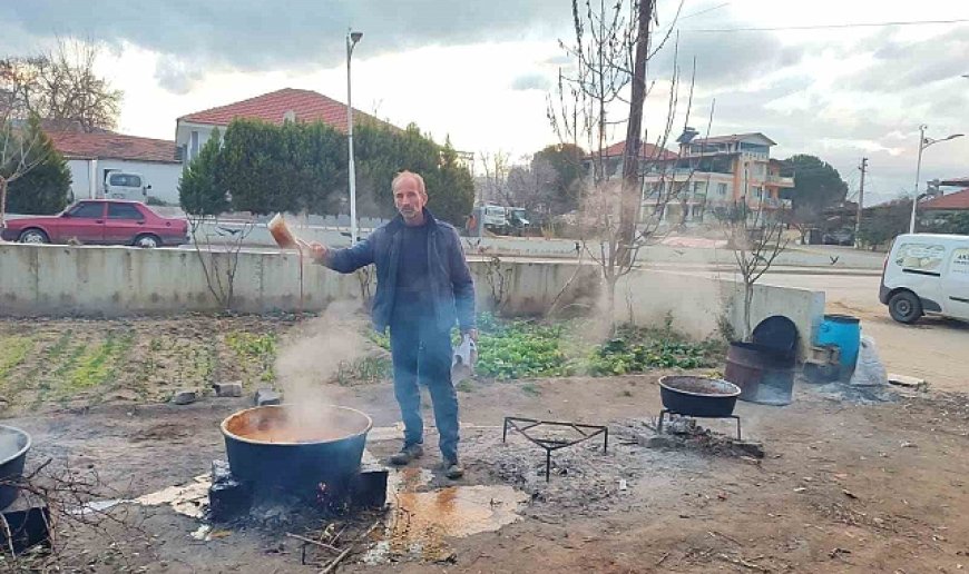 Ocak ayında pekmez kazanları kaynadı