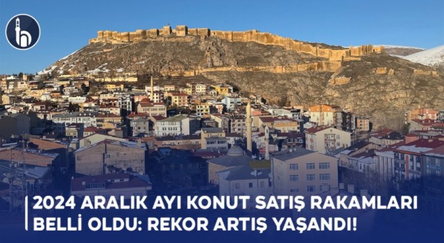 2024 Aralık Ayı Konut Satış Rakamları Belli Oldu: Rekor Artış Yaşandı!