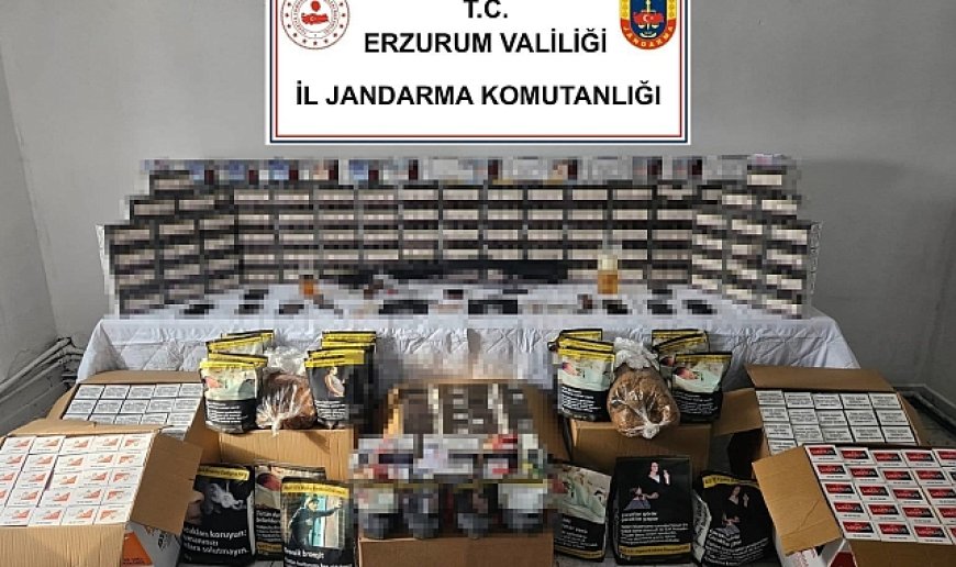 Erzurum'da jandarmadan uyuşturucu tacirlerine geçit yok