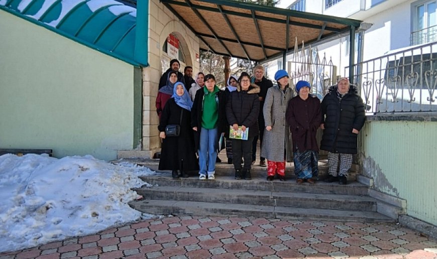 Bayburt'ta cami engelli buluşması