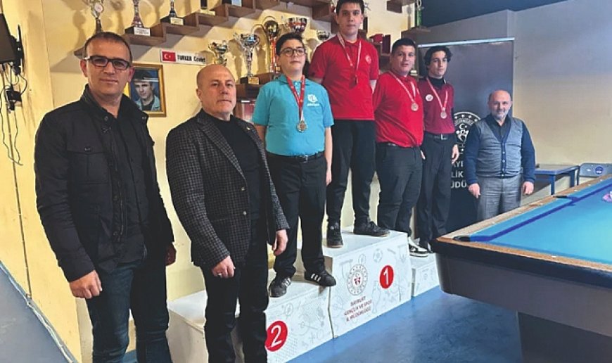 Bilardo şampiyonasında sonuçlar belli oldu