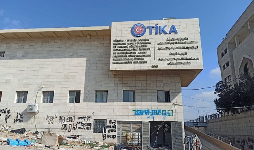 İsrail'in hedef aldığı Filistin-Türkiye Dostluk Hastanesi'ndeki yıkım görüntülendi