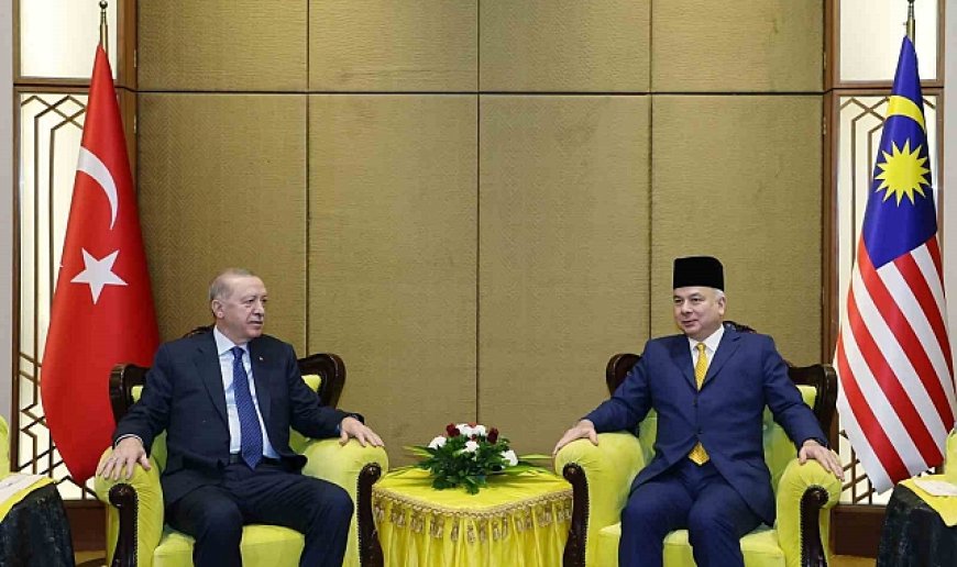 Cumhurbaşkanı Erdoğan, Perak Sultanı Nazrın Şah ile görüştü
