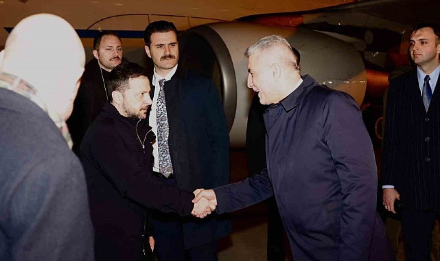 Ukrayna Devlet Başkanı Zelenskiy Ankara'da