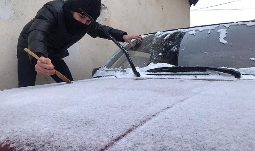 Bayburtlu vatandaşın soğukla imtihanı!