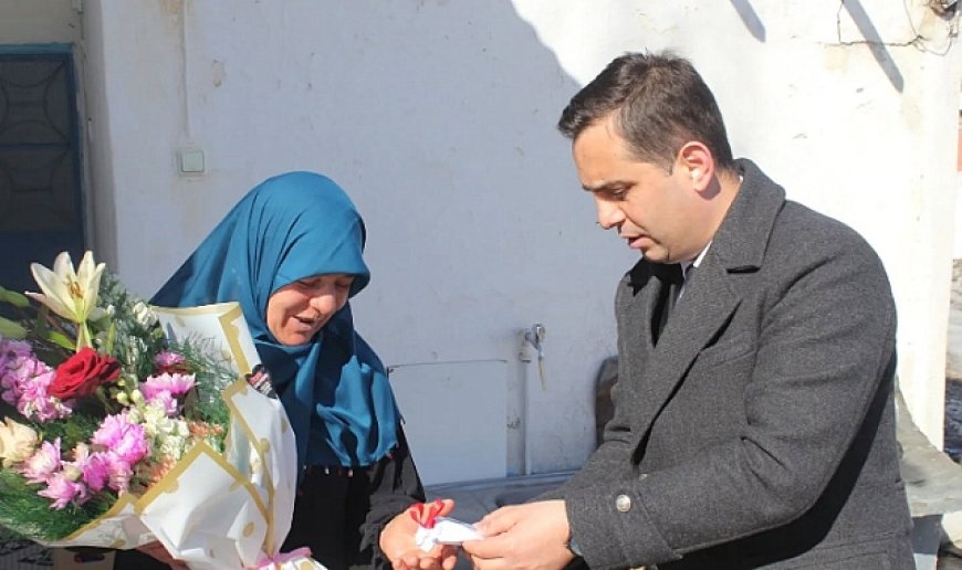 Kaymakam Şahin’den 8 Mart Dünya Kadınlar günü ziyaretleri