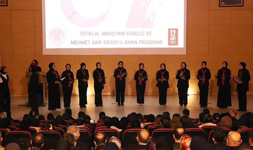 İstiklal Marşı’nın kabulünün 104. yılı coşkuyla kutlandı