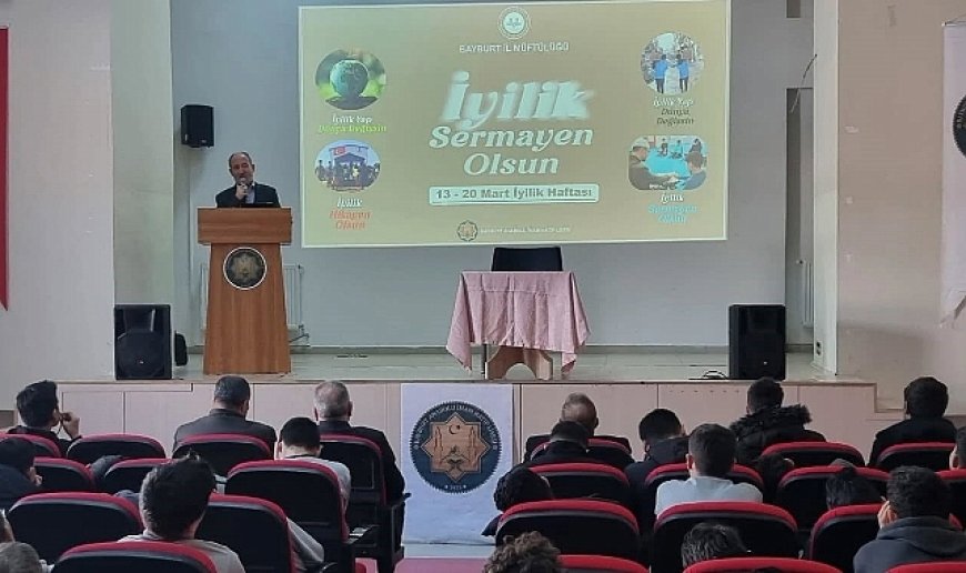 Bayburt'ta İyilik Haftası kutlandı