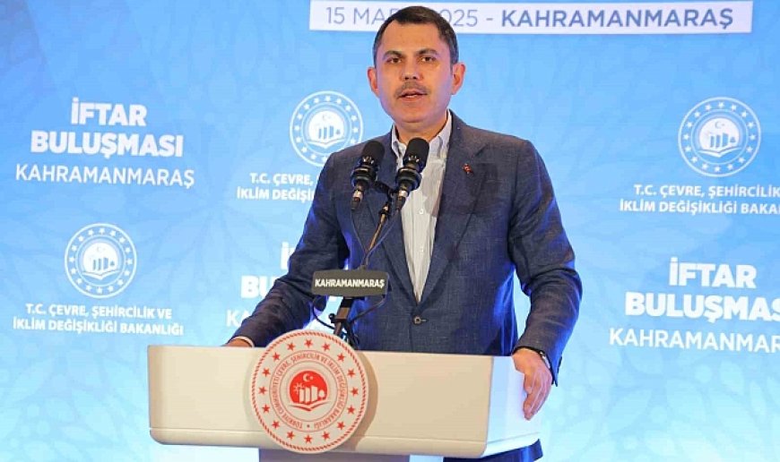 Bakan Kurum: "Deprem bölgesinde yarım milyon yuvayı tamamlayacağız"
