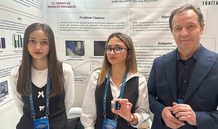 Lise öğrencilerinden 'nano parçacıklı' stent