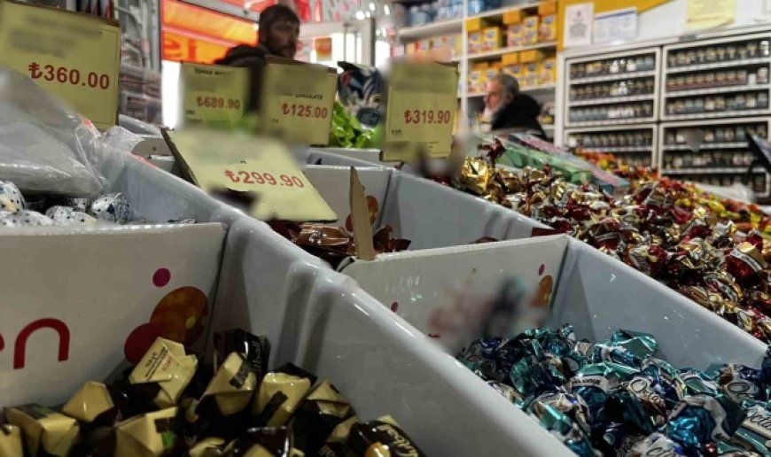 Bayburt'ta bayram şekerleri tezgâhlarda yerini aldı
