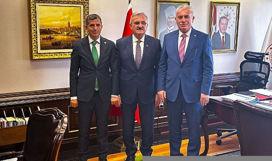 Milletvekili Ateş ve Başkan Memiş Ankara'da temaslarda bulunuyor
