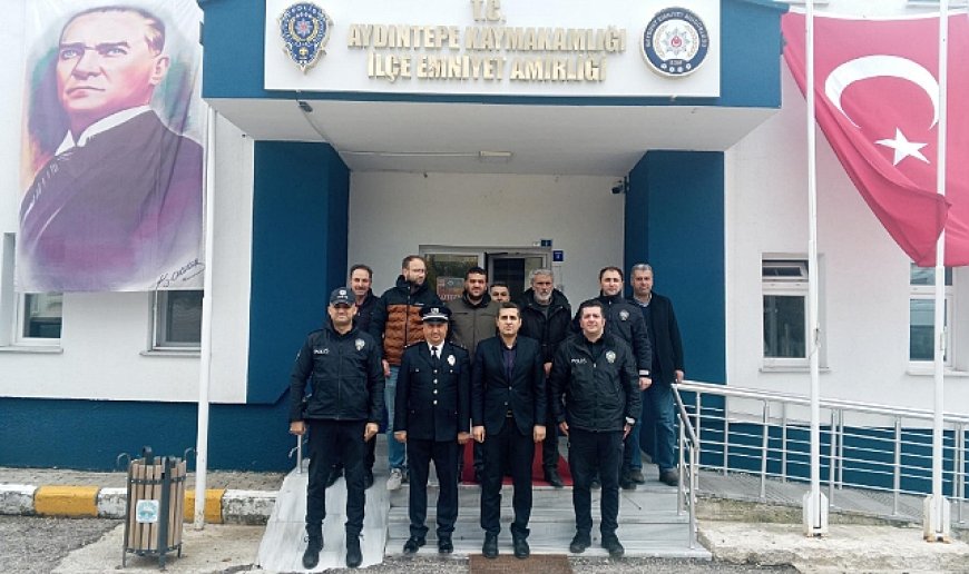 Kaymakam Böçkün, Emniyet Amirliği’ni ziyaret etti