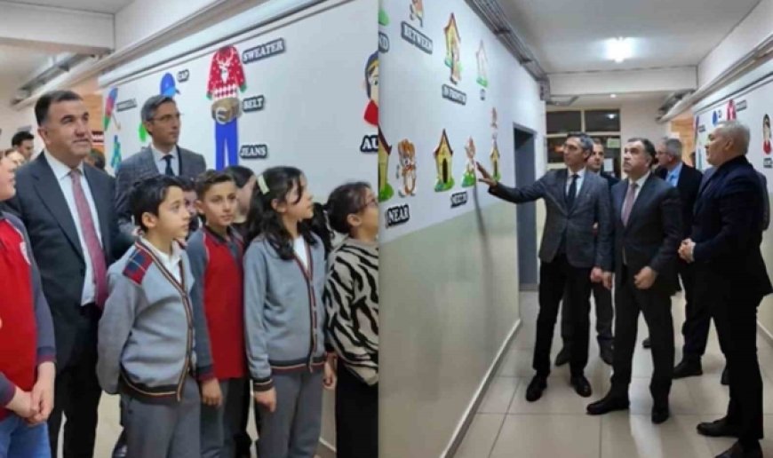 "İngilizce Sokağı Projesi", Vali Eldivan tarafından yerinde incelendi