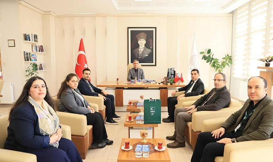 Yeşilay’dan Milli Eğitim Müdürlüğü’ne ziyaret