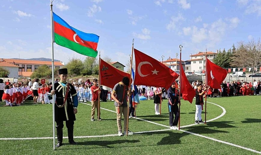Kardeş ülke Azerbaycan'dan Çameli'ye 23 Nisan ziyareti