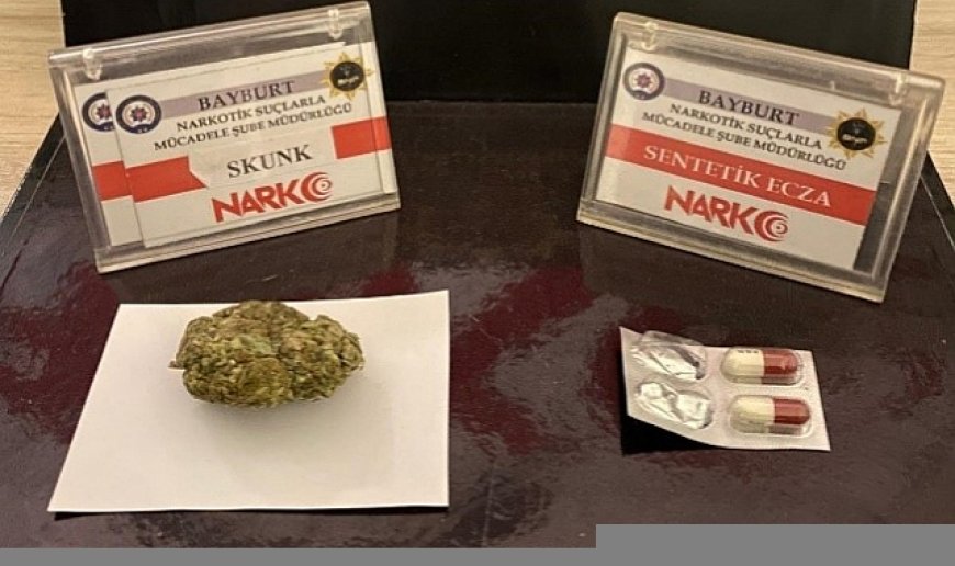 Skunk ve sentetik ecza maddesi yakalandı