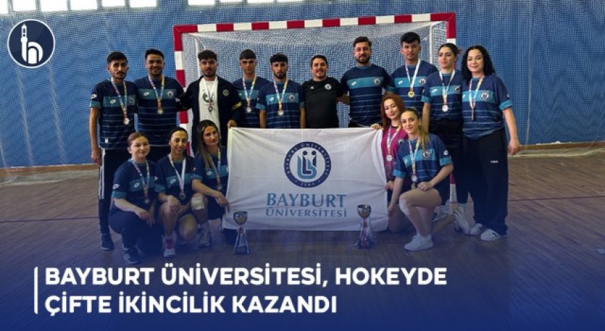 Bayburt Üniversitesi, Hokeyde Çifte İkincilik Kazandı