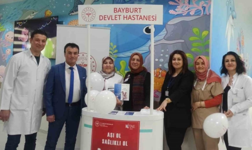Bayburt'ta vatandaşlar aşı hakkında bilgilendirildi