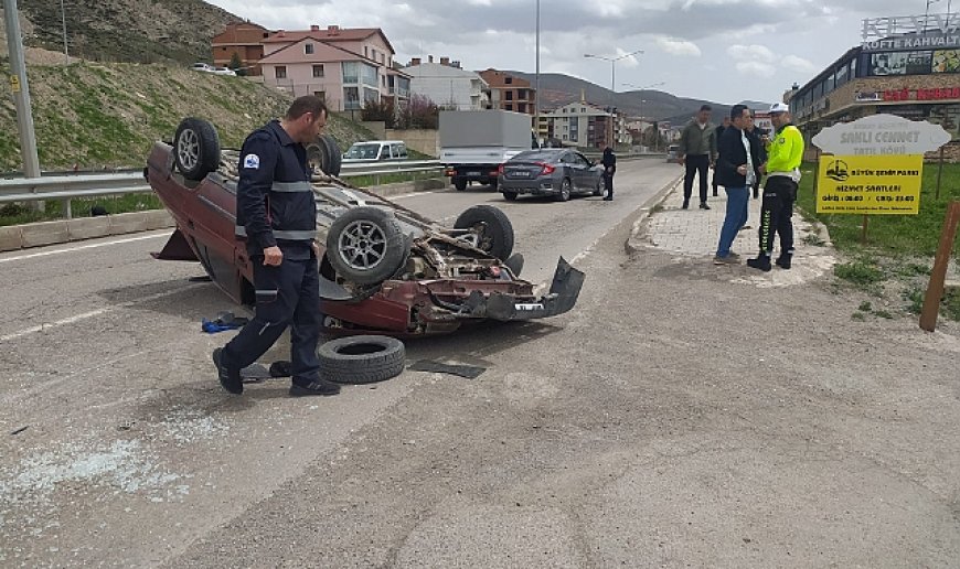 Anayolda feci kaza!