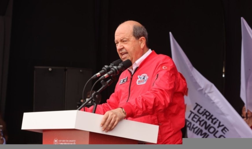 KKTC Cumhurbaşkanı Tatar: "Türkiye'nin gücüyle, milli savunma sanayisinin başarılarıyla buradaki milli egemenliğimizi bir kez daha hep birlikte haykırabiliyoruz"
