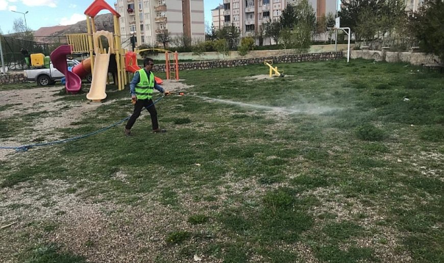 Sivrisinek ve haşerelere karşı ilaçlama yapıldı