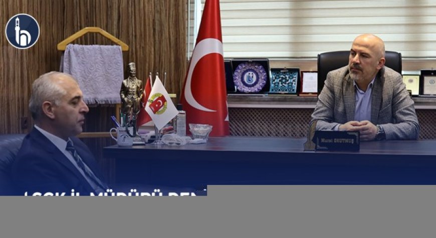 SGK İl Müdürü Nejat Deniz'den Bayburt Gazeteciler Cemiyeti’ne Ziyaret