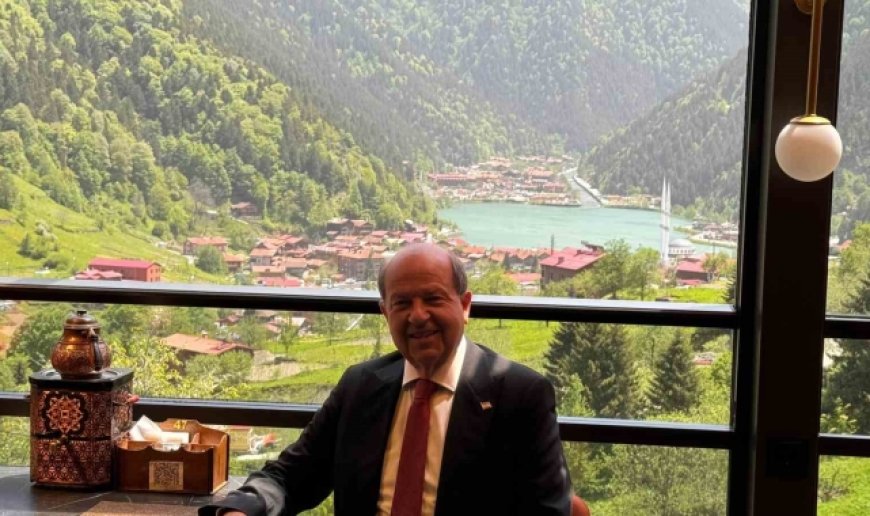 KKTC Cumhurbaşkanı Ersin Tatar, Uzungöl'e hayran kaldı