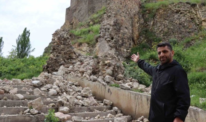 Oltu Kalesi yıkılma tehlikesiyle karşı karşıya