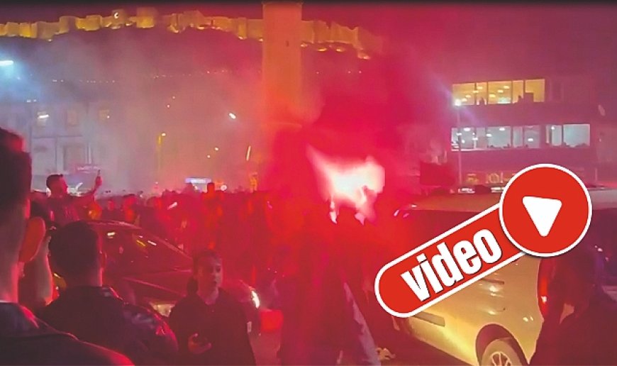 Şampiyonluk kutlamaları gece boyu sürdü