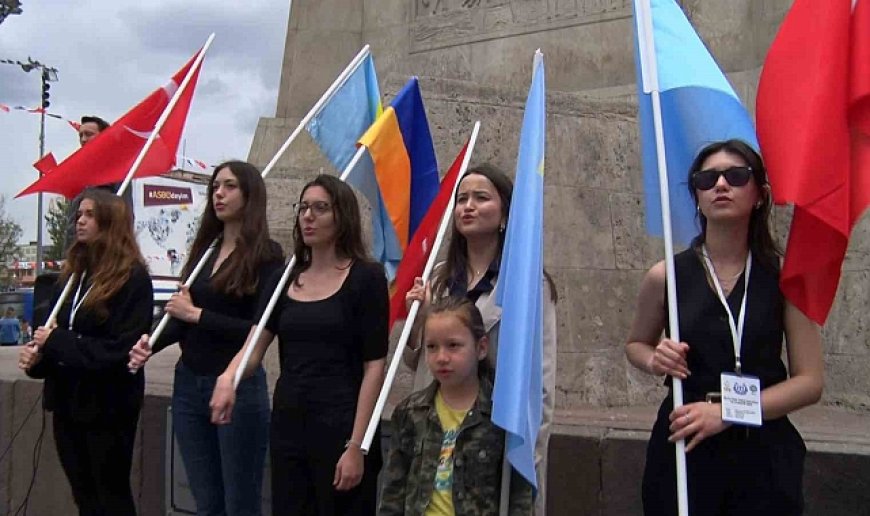 Kırım Tatar Türkleri'nin Sürgünü'nün 81. yıl dönümü Ulus Meydanı'nda anıldı