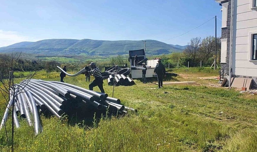Samsun'da dört ilçeye sulama altyapısı desteği