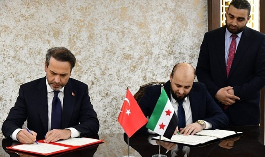 Bakan Bayraktar, Suriye'ye enerji ihracatına ilişkin mutabakat zaptı imzaladı