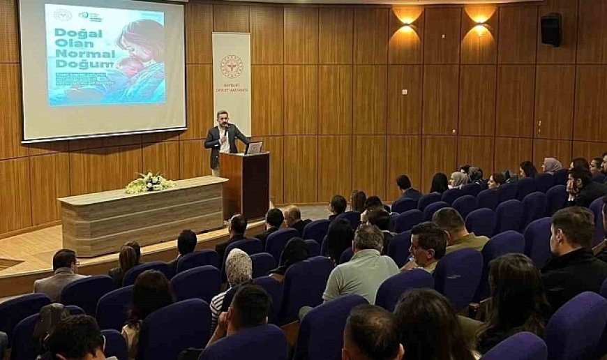 Bayburt'ta 'Normal Doğum Eylem Planı' kapsamında ebelere eğitimler veriliyor