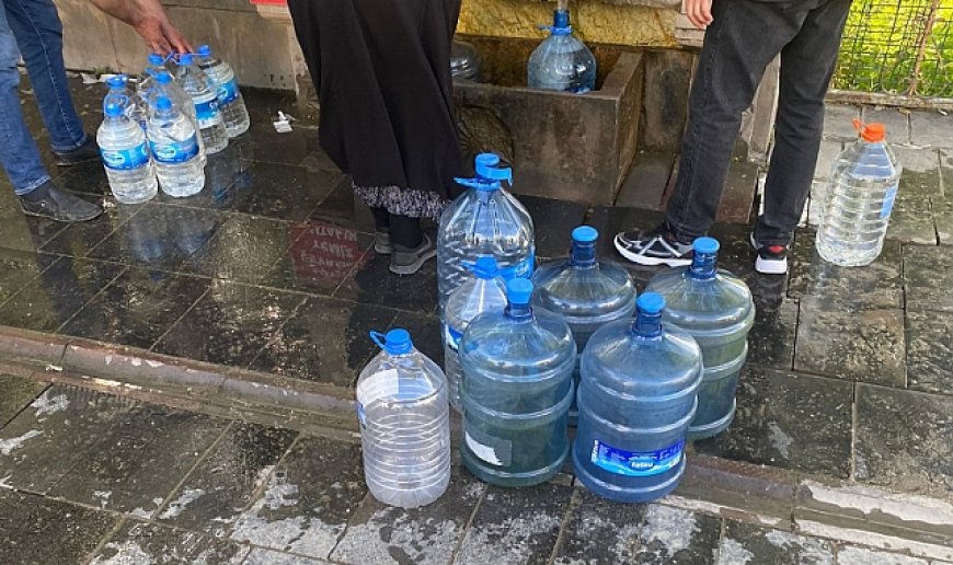 Çeşmelerde kuyruk oluştu!