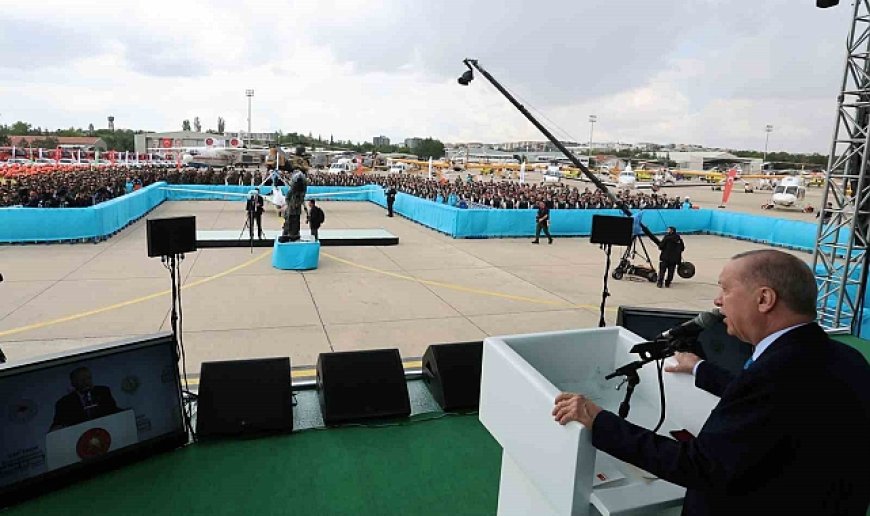 Cumhurbaşkanı Erdoğan: "Yangınla mücadelede insansız hava aracı kullanımında Avrupa'da birinci, dünyada ikinci ülke konumundayız"
