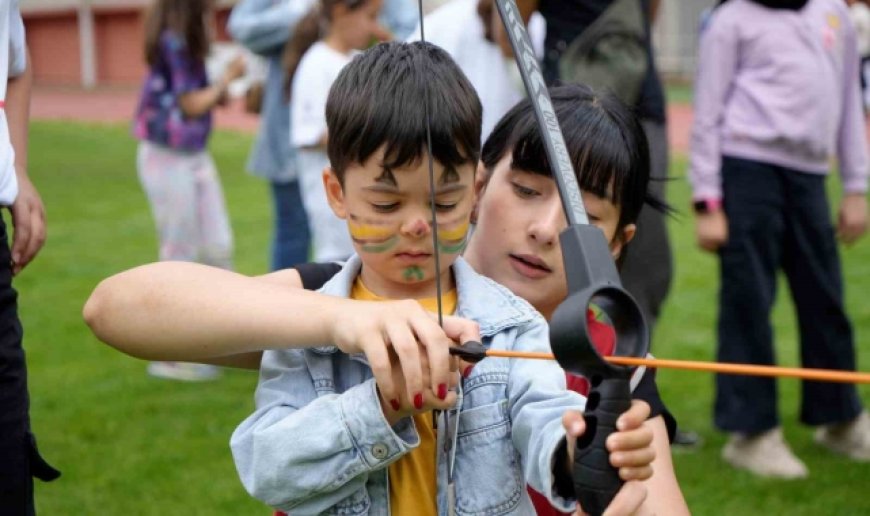 Gümüşhane'de çocuklara özel Gençlik Spor Festivali düzenlendi