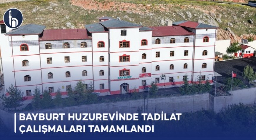 Bayburt Huzurevinde Tadilat Çalışmaları Tamamlandı